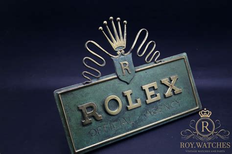 vintage rolex dealer displays.